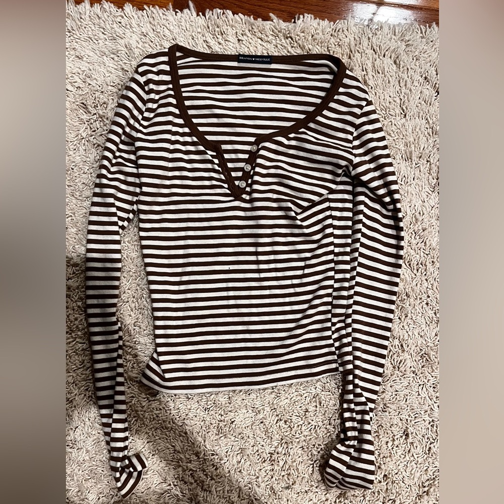 striped brandy melville top